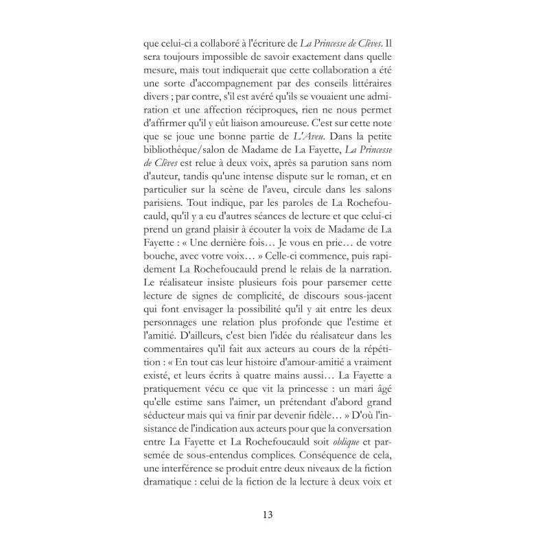 L'aveu