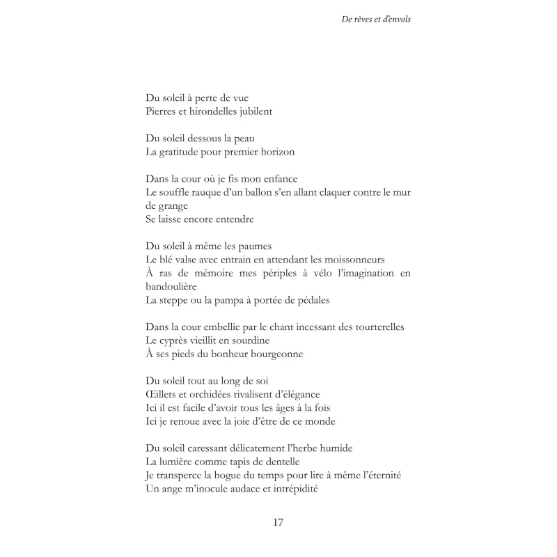 De rêves et d'envols