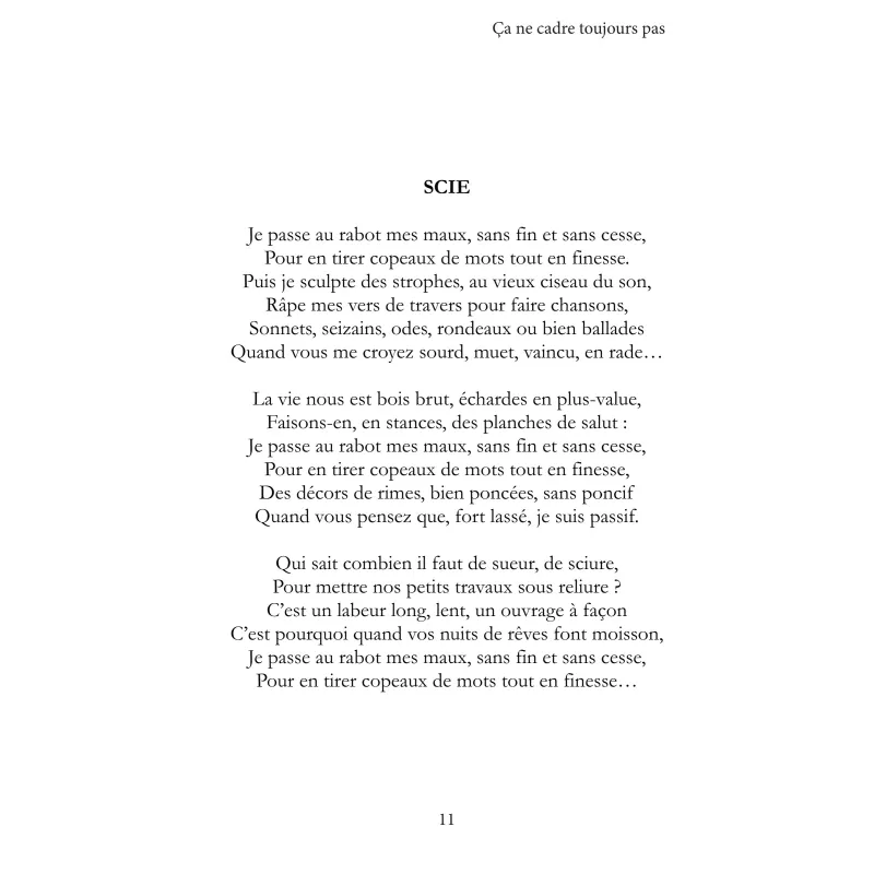 Ça ne cadre toujours pas