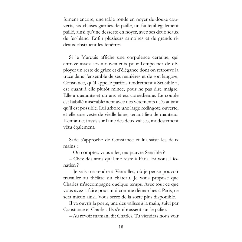 Sade à la folie
