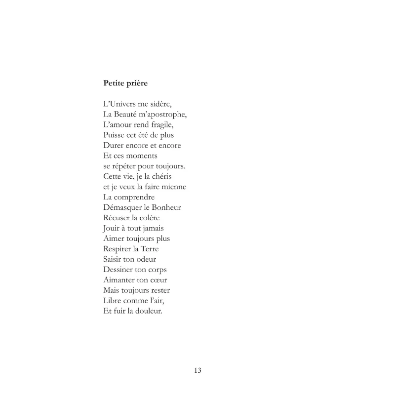 Prose & Poésie 2009-2019