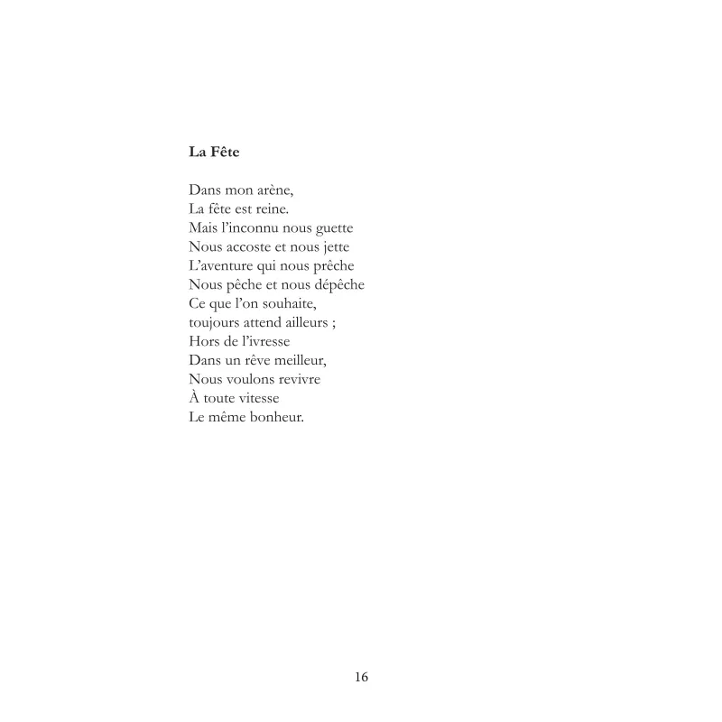 Prose & Poésie 2009-2019