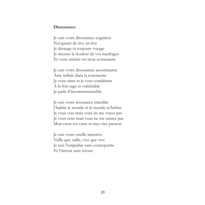 Prose & Poésie 2009-2019