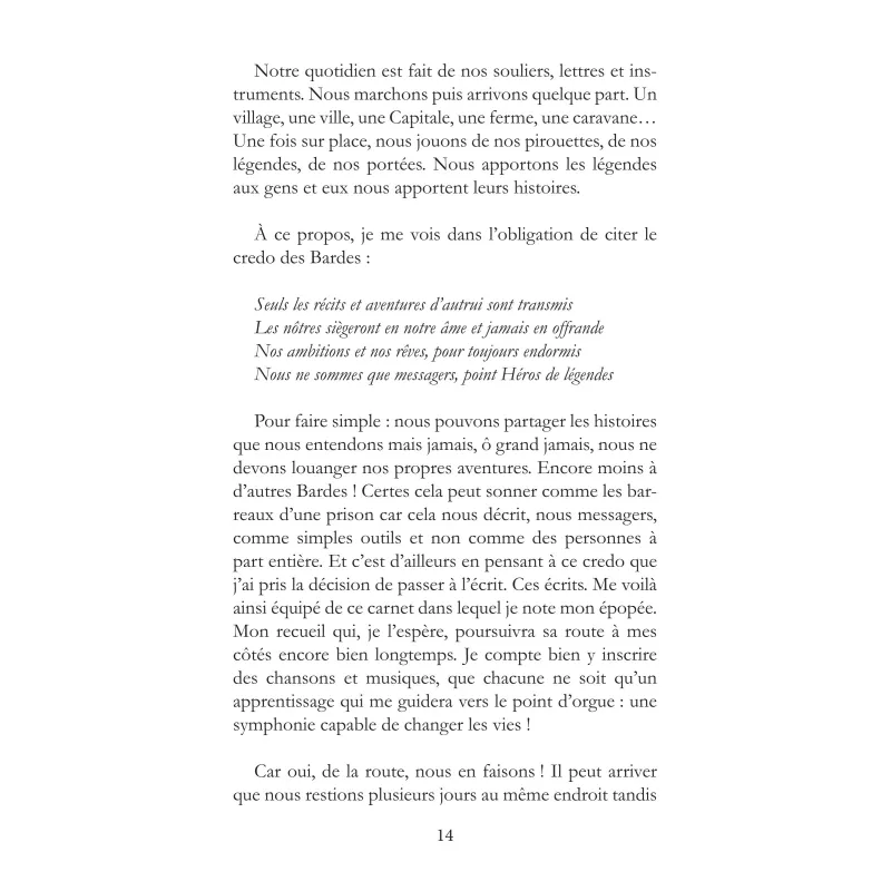 La Symphonie du dernier (?) barde
