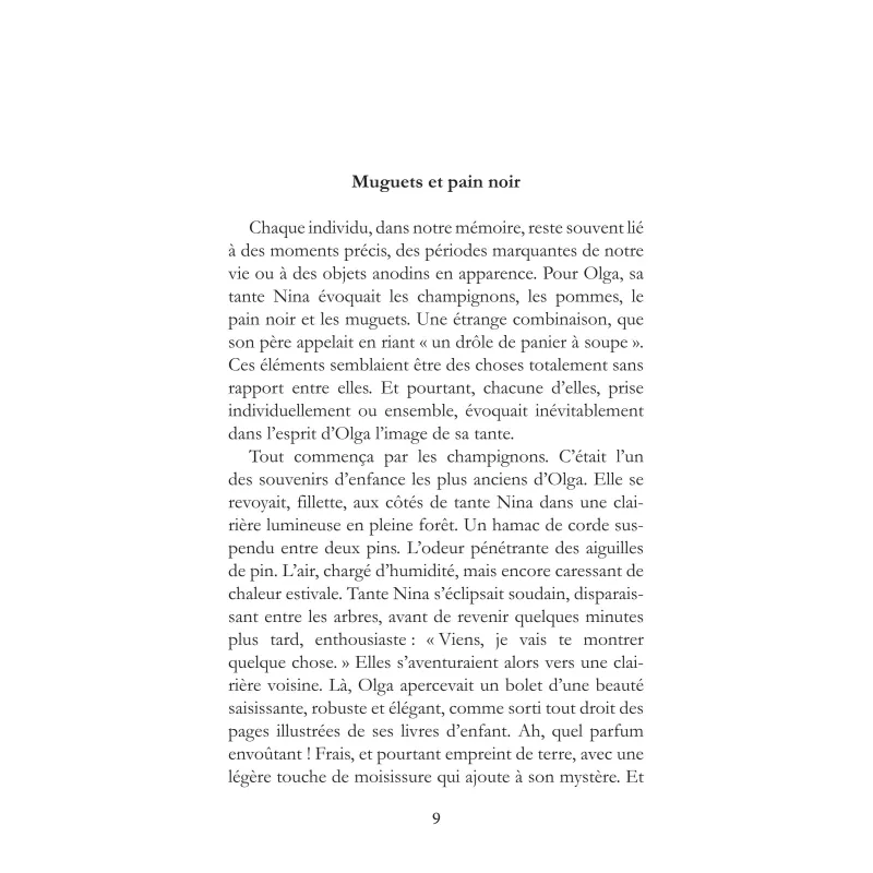 Muguets et pain noir