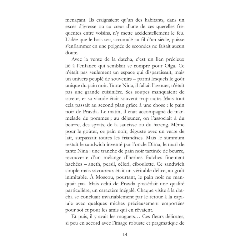 Muguets et pain noir