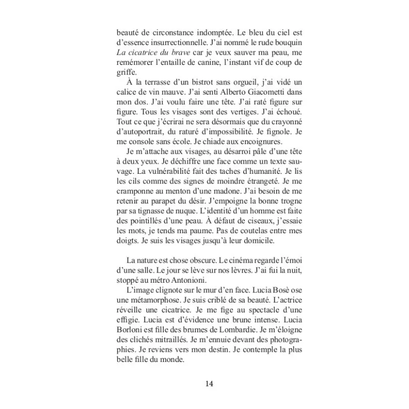 La cicatrice du brave