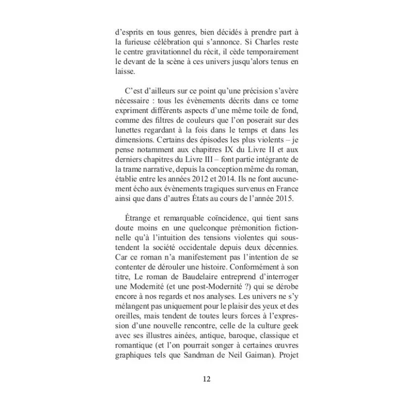 Le roman de Baudelaire - Tome 2